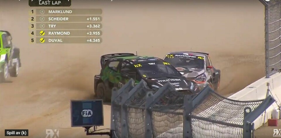 Snurret i Q4
Søndagens siste kvalifiseringsrunde på Spa startet også bra for Try som inn i siste runde lå på en tredjeplass i racet før han fikk en «dytt» av Cyril Raymond og måtte ta en 360 graders rotasjon før han kunne fullføre runden. Det endte med en svak tid i Q4 og Try hadde ingen mulighet til å avansere i sammendraget.
På tross av oppturen i Q3 blir det heller ikke denne gangen noen semifinalekjøring for Søgne-føreren.
