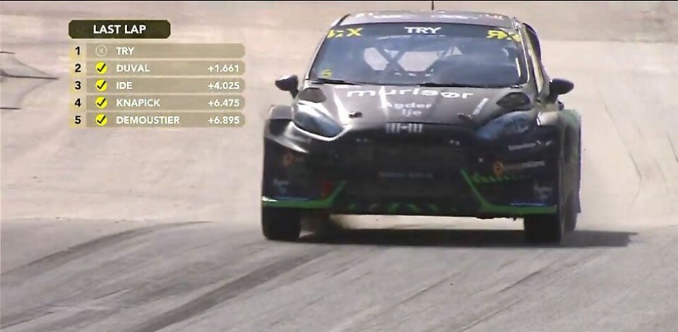 Knallstart av Try søndag - Følg FIA World Rallycross Championship direkte