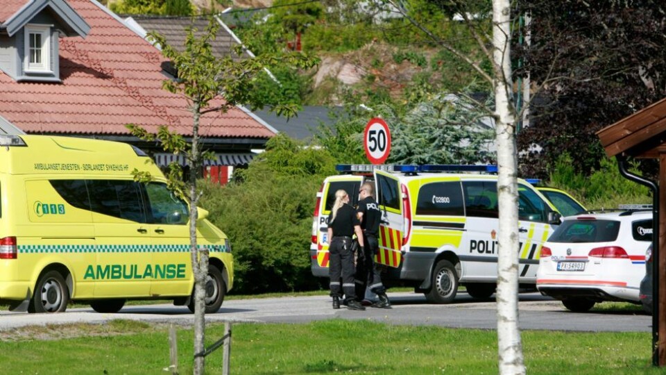 Slåsskamp i Stauslandsveien