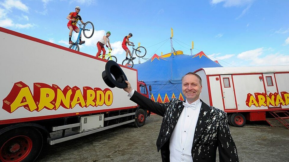 Cirkus Arnardo til Søgne som del av landsomfattende 70-årsfeiring