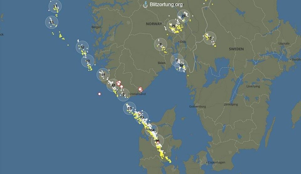 Nedgraderer uværsvarselet for distriktet