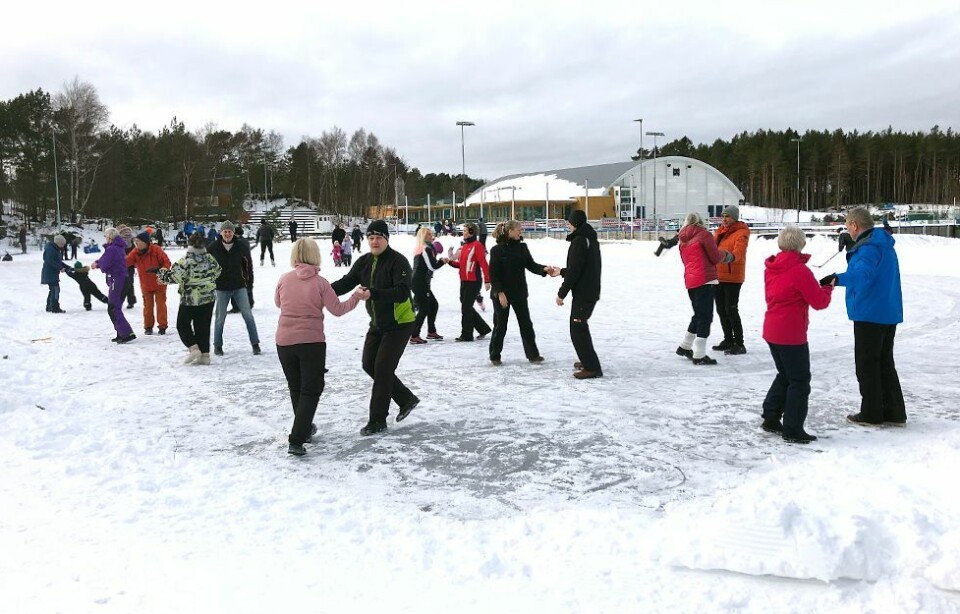 Bød opp til «isdans» på Flekkerøy