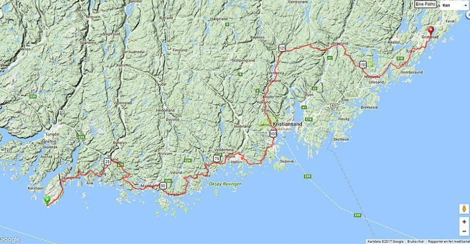 Tour des Fjords kommer til Sørlandet i 2018