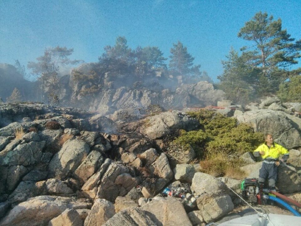 Dette fant brannvesenet på Høgholmen