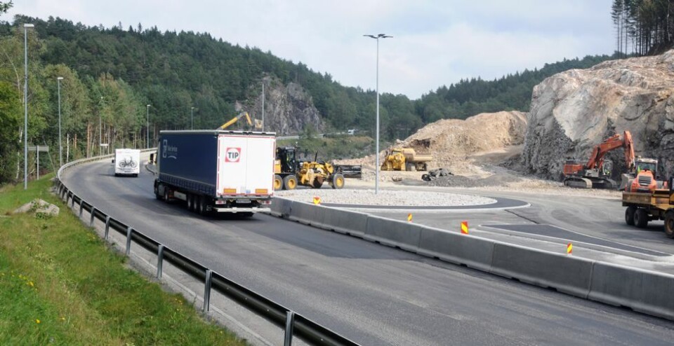 Endringer i trafikkmønsteret på E39 Kristiansand vest - Mandal øst