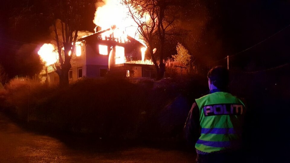 Bolig brant ned til grunnen