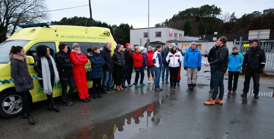 Legesenteret på storøvelse