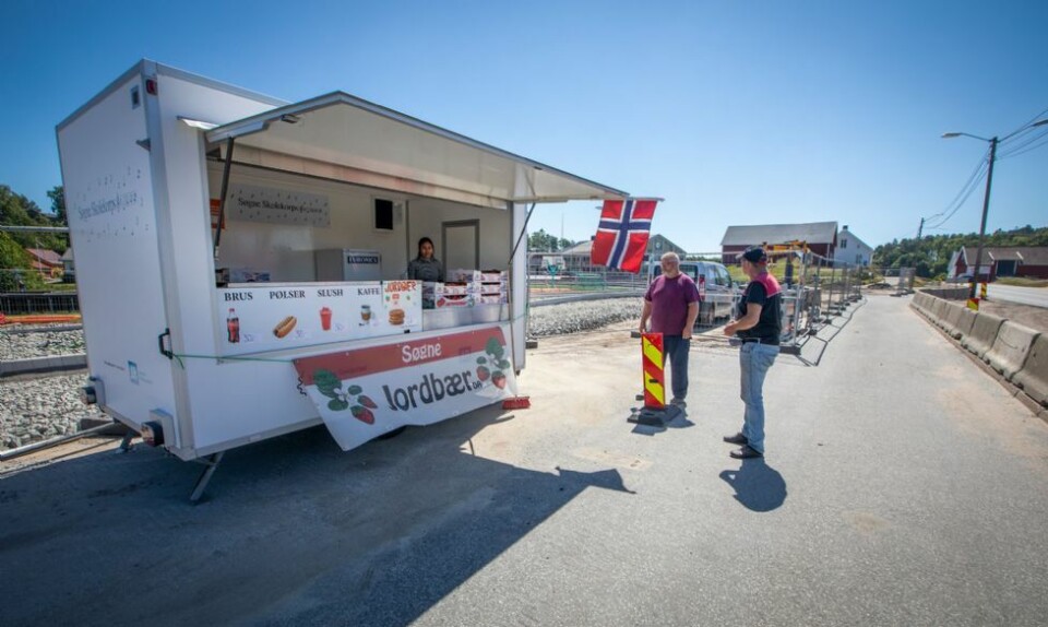- Skal ikke selge slush, drikke og pølser