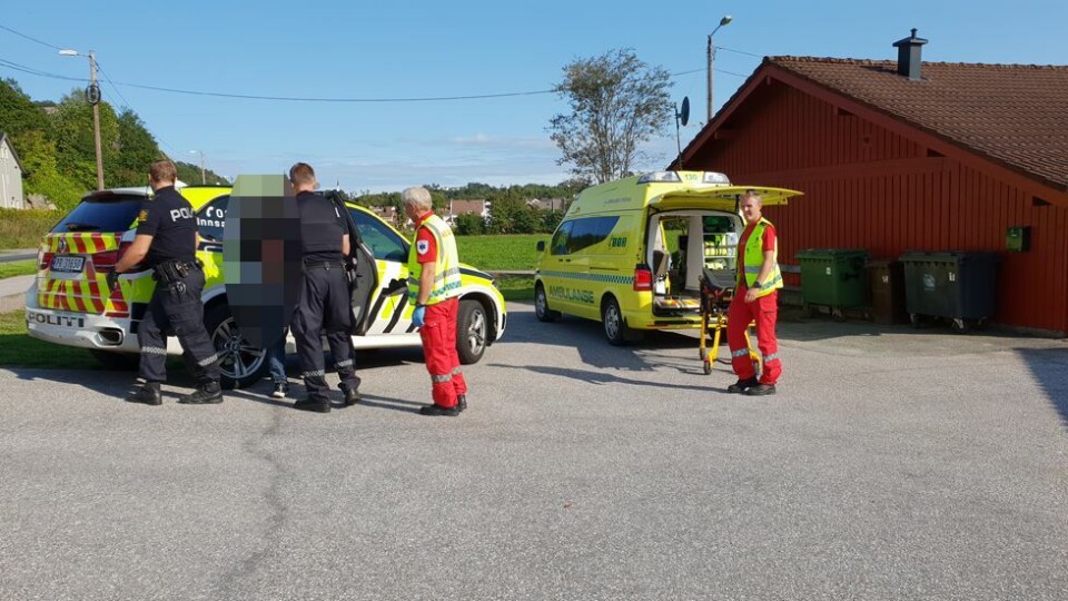 Væpnet politiaksjon ved Lunde i Søgne fredag ettermiddag