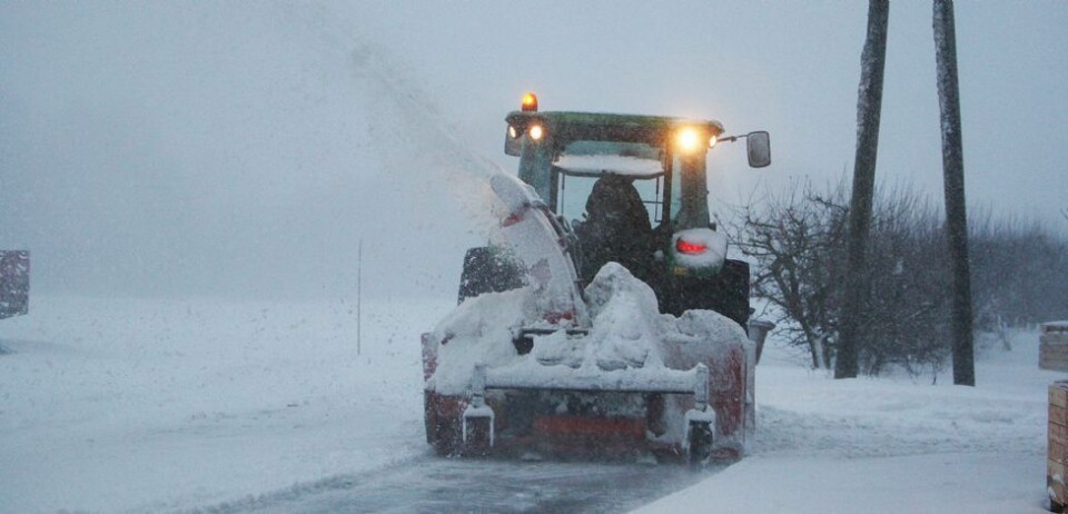 Kan få opp mot 30 centimeter snø