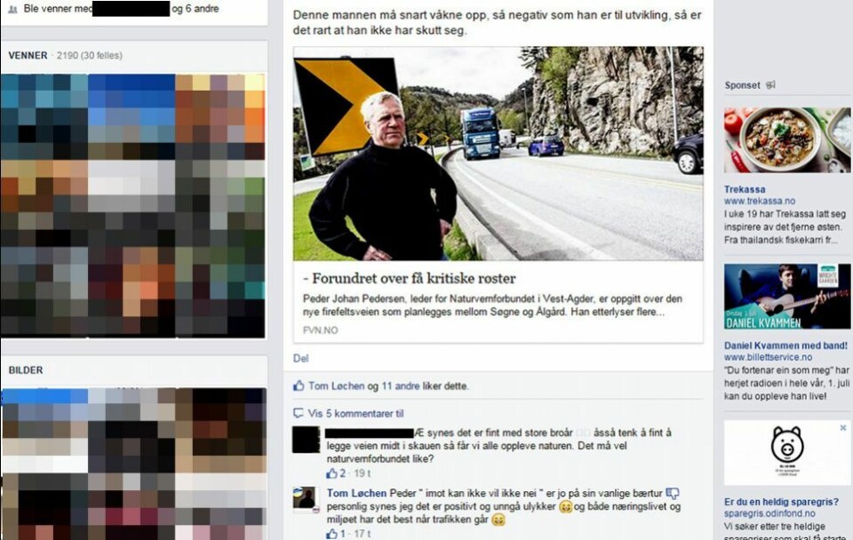 - Sentrale politikere er ikke privatpersoner på sosiale medier