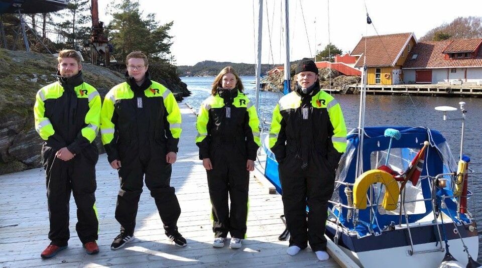 Sjøspeidere fra Flekkerøy hjem med nyinnkjøpt seilbåt fra Bømlo