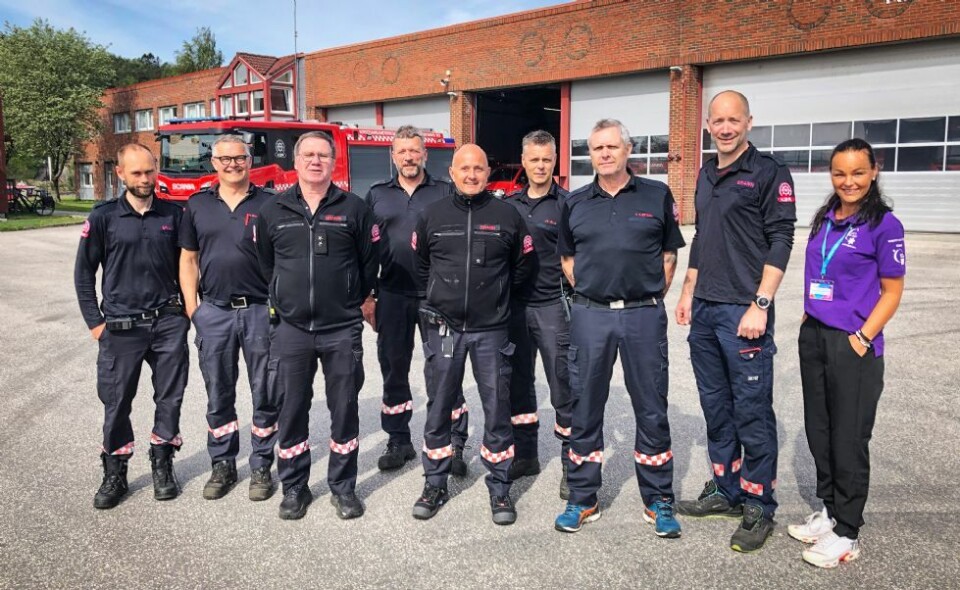 - Veldig sporty av KBR sitt vaktlag å stille opp i «Stafett for livet»