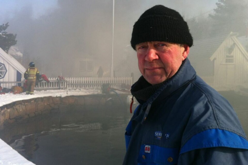 Vilhelm Krags bolig totalskadd i brann