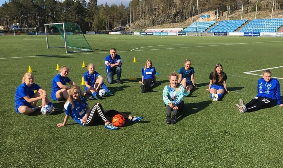 Fløy-jenter 06: - Gøyere på fotballtrening enn på skolen