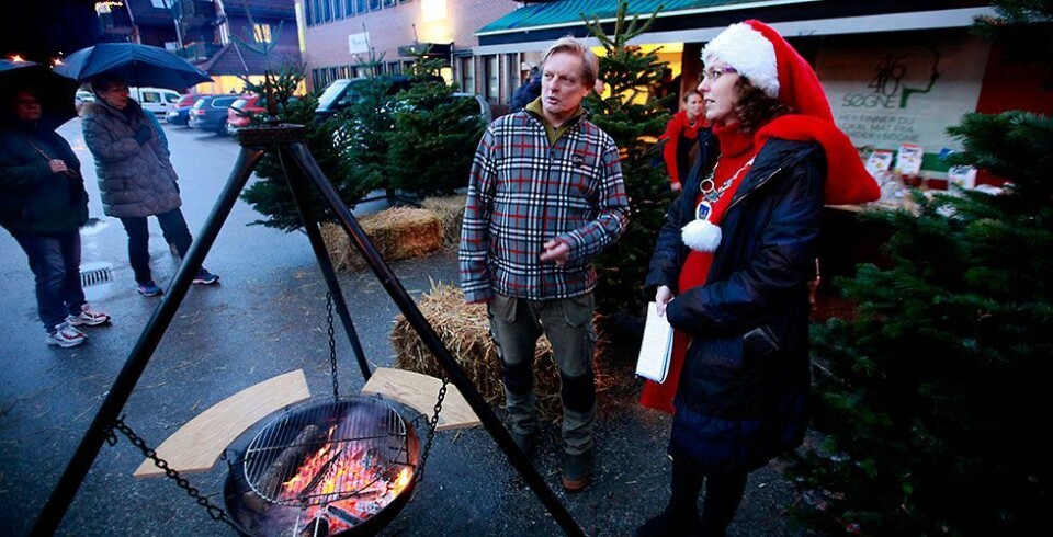 Åpnet julemarked med lokalmat