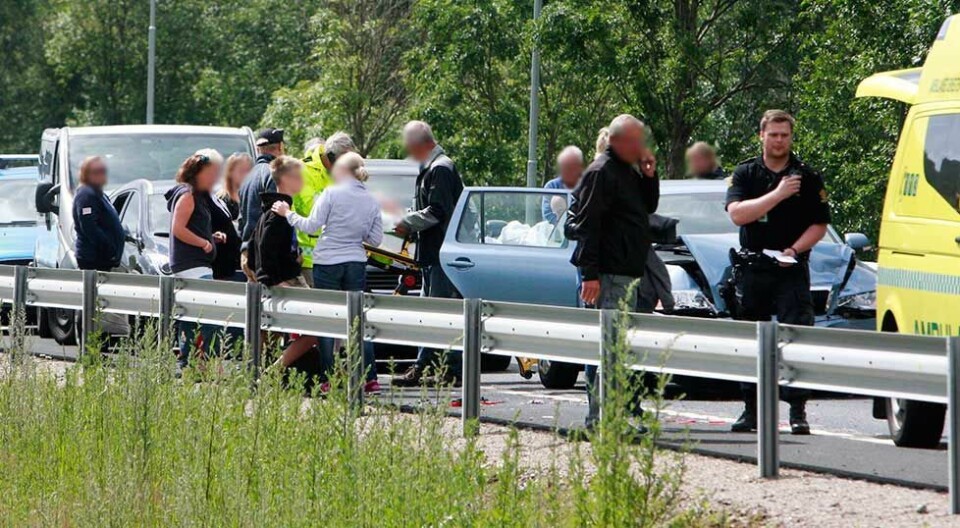 Trafikkuhell i Brennåsen
