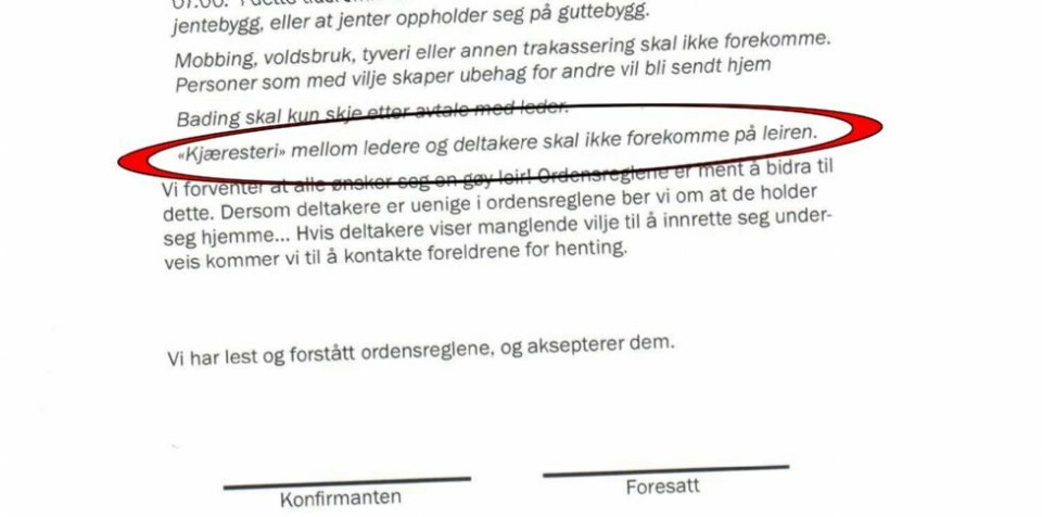 - En glipp, sier prest Eirik Nyfeldt Bø