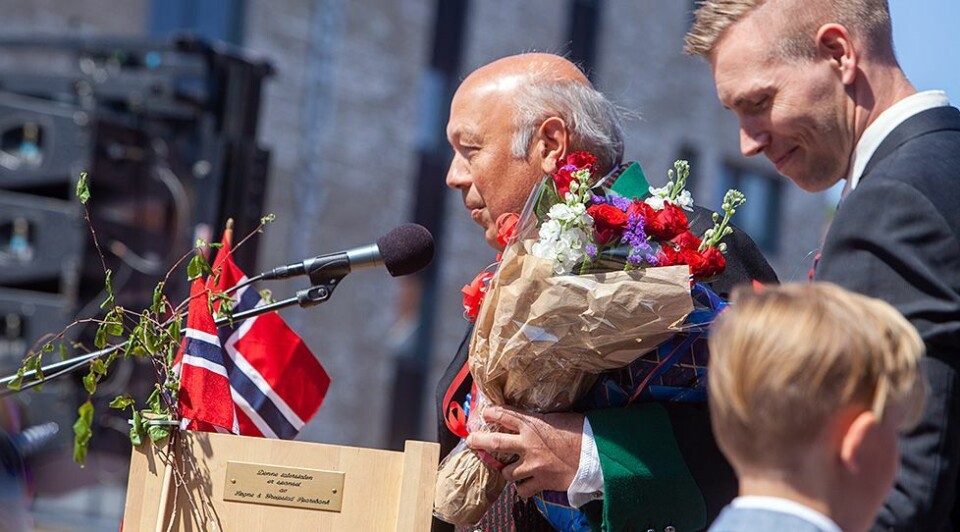 17. mai-komiteens hederspris til Magne Haugland