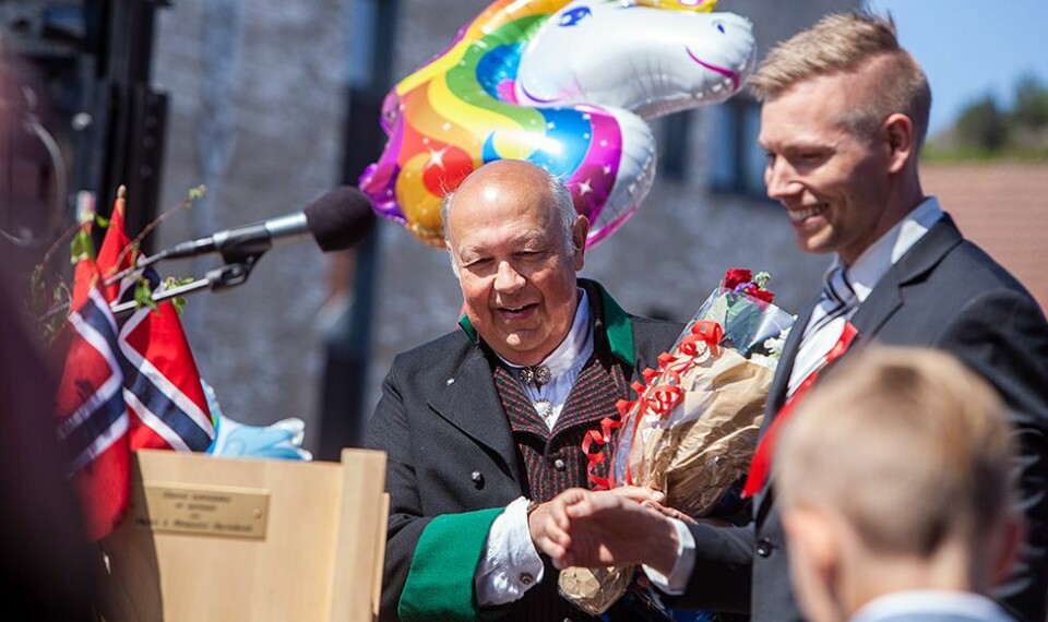 17. mai-komiteens hederspris til Magne Haugland