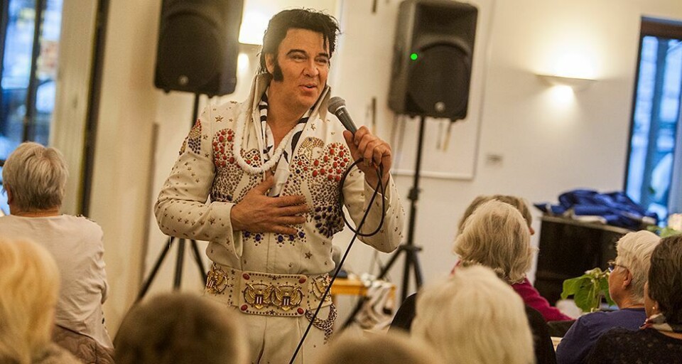 Kjell Elvis til Søgne omsorgsenter