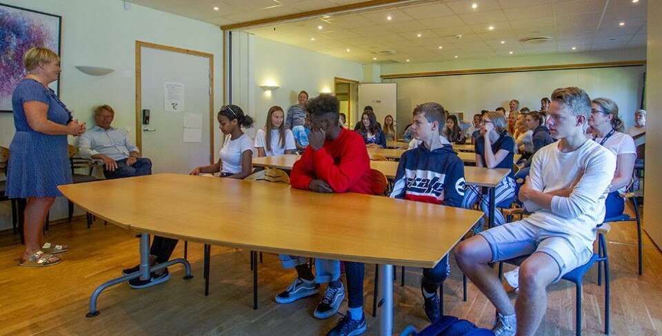 Gledessprederne på plass