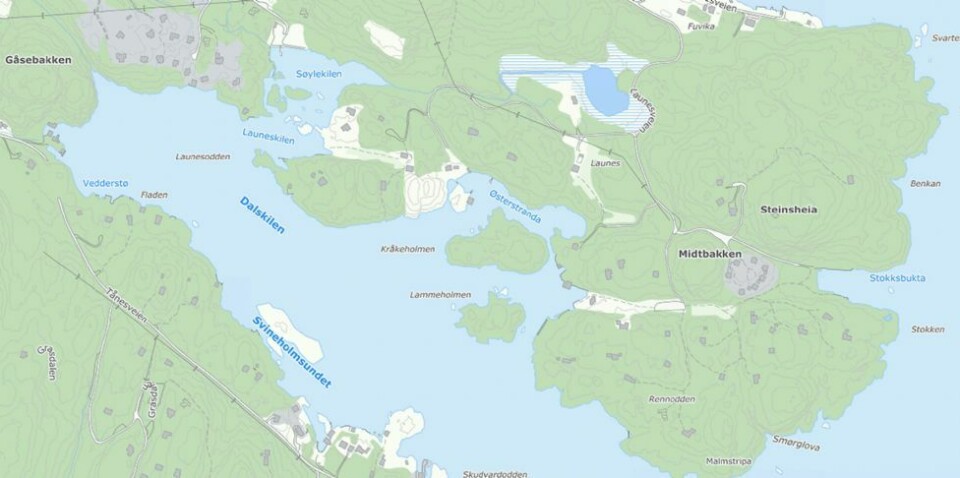 Vannscooterulykke ved Dalskilen