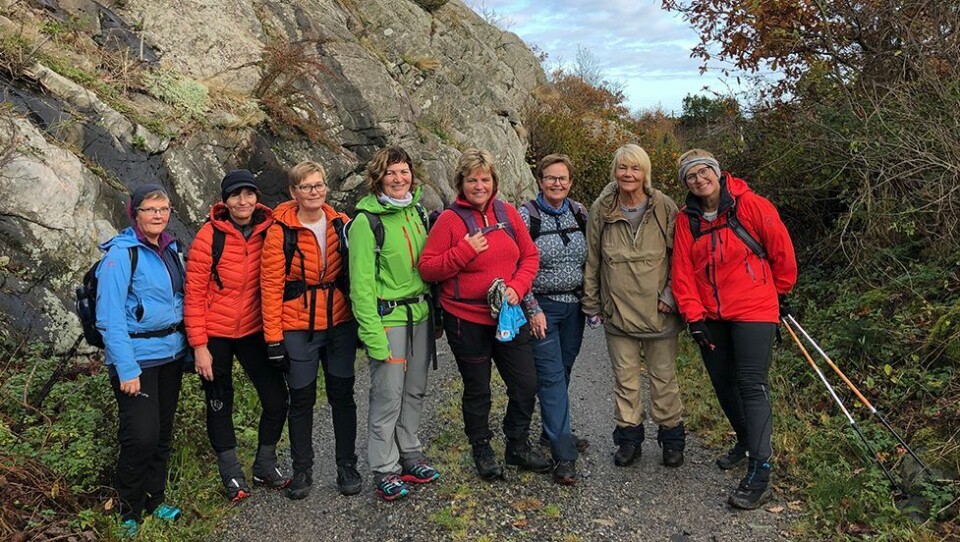 Åtte jenter på topp tur til øyas 35 topper