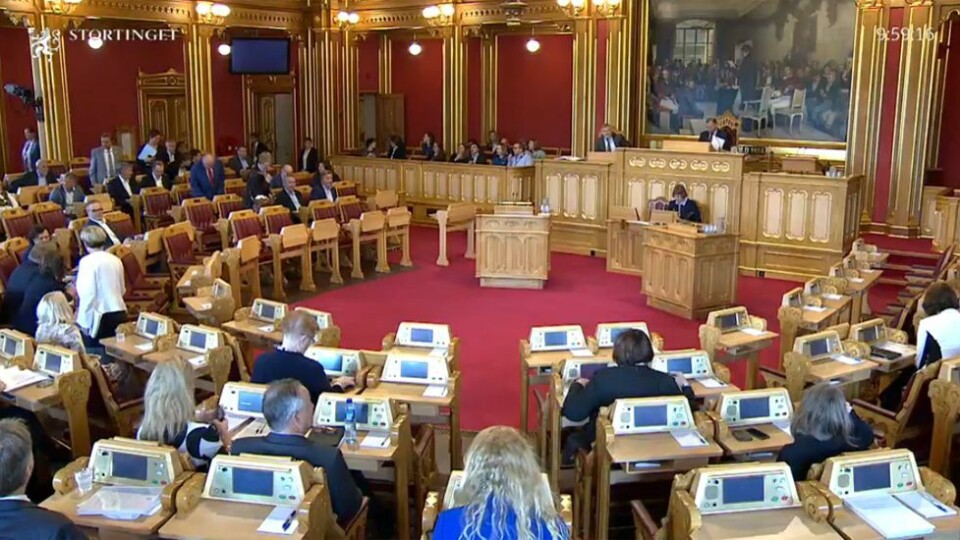 Stortinget - se debatt og avstemning direkte.