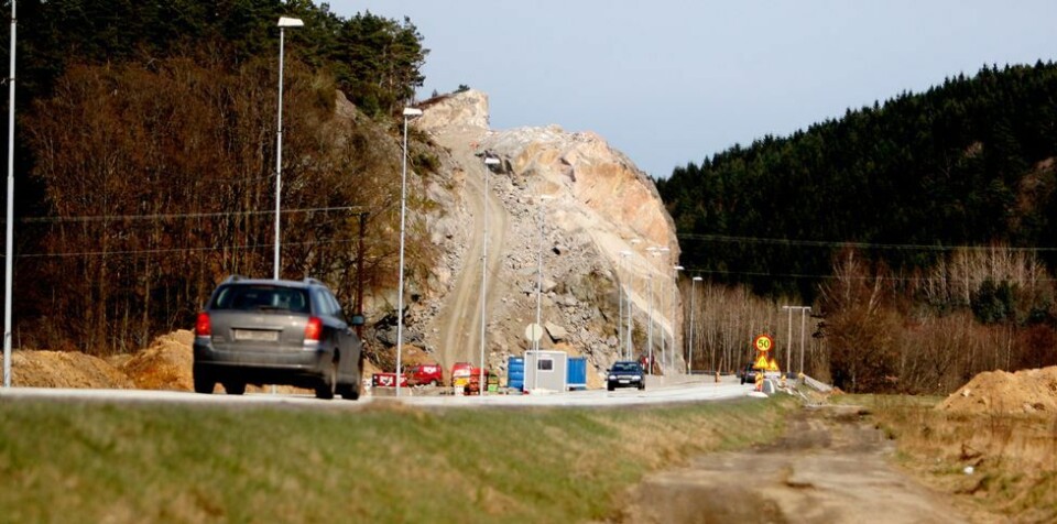 Stenger E39 i natt