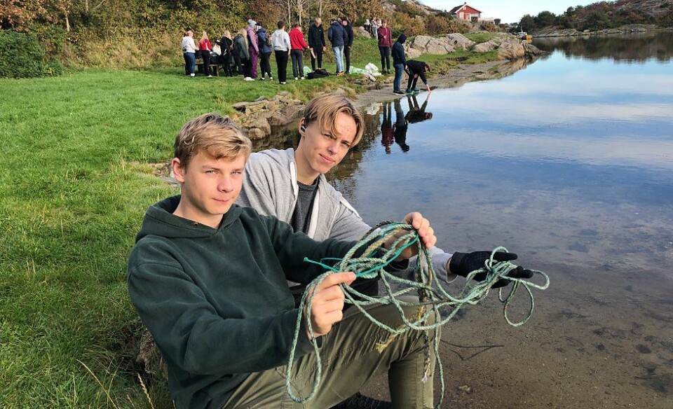 Plastutfordringen 2020: - Supert med så lite søppel på Flekkerøy