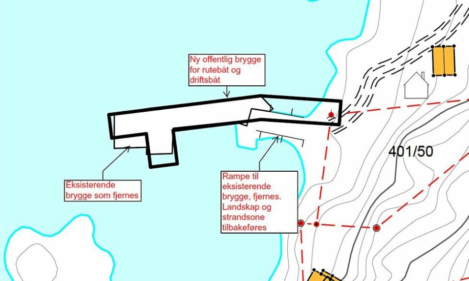 Nå skal bryggene i Olavsundet bygges opp igjen