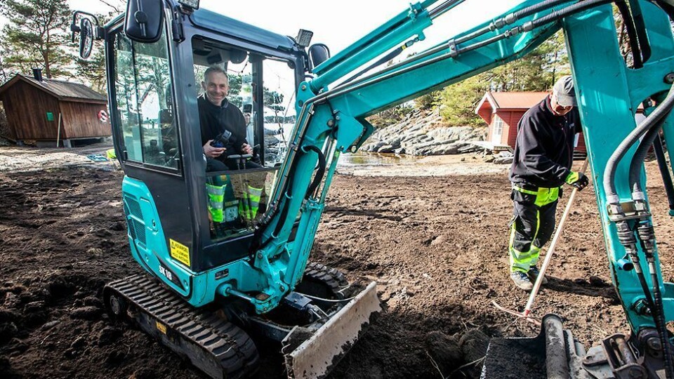 Nå skal bryggene i Olavsundet bygges opp igjen