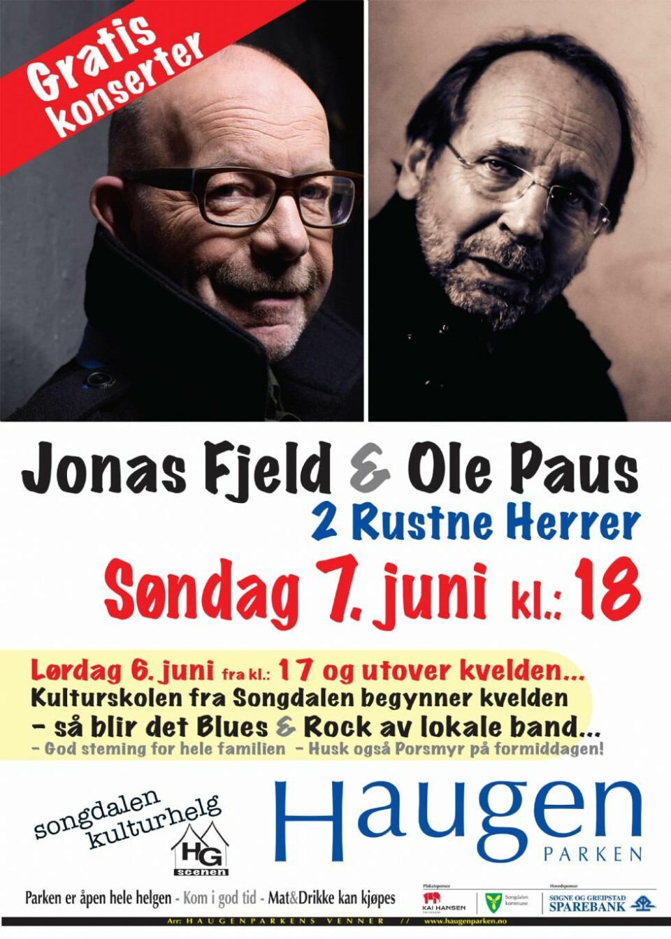 Stor konserthelg i Haugenparken