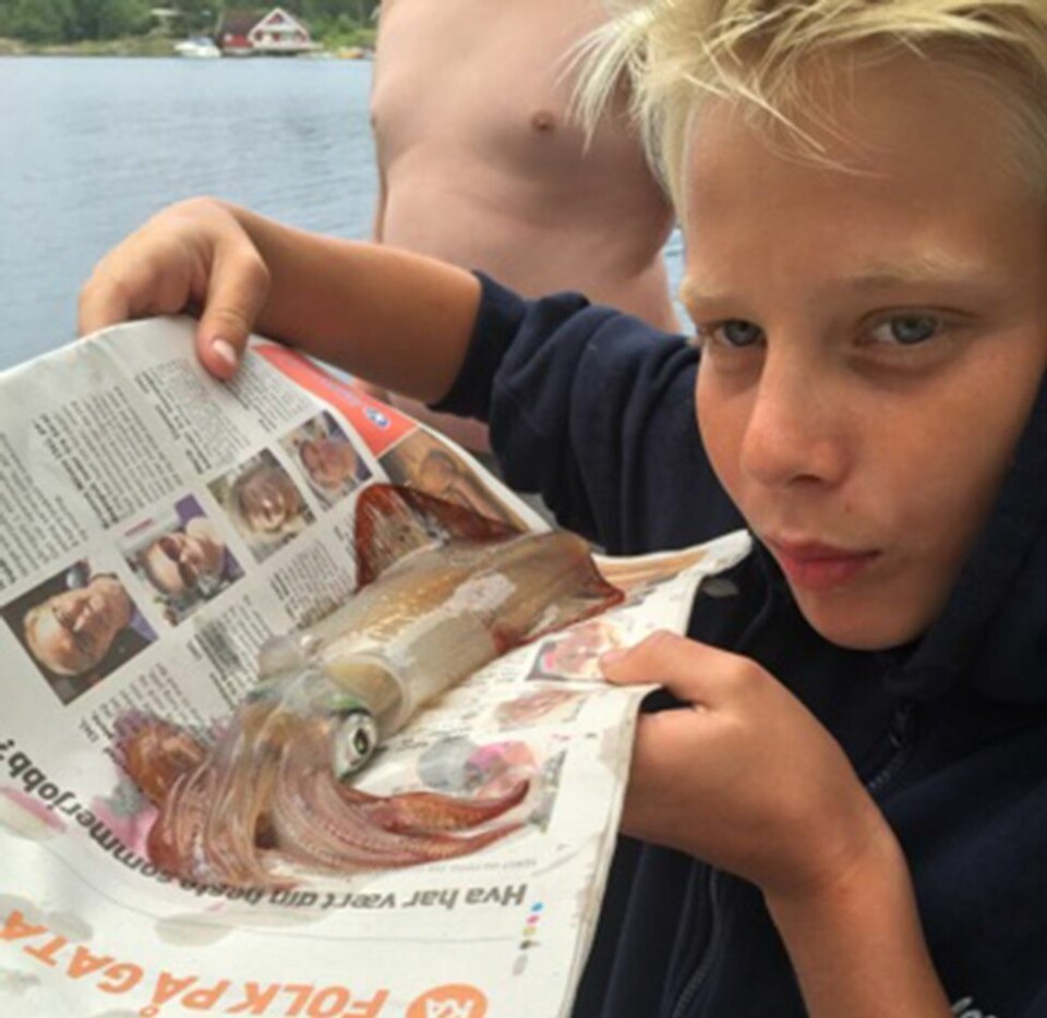 - Den var stressa og sprutet blekk