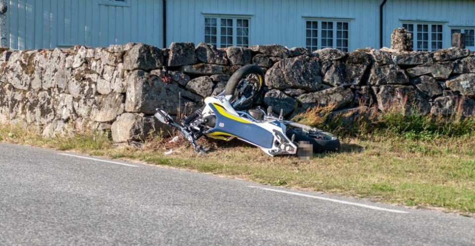 Stakk av etter kollisjon med MC