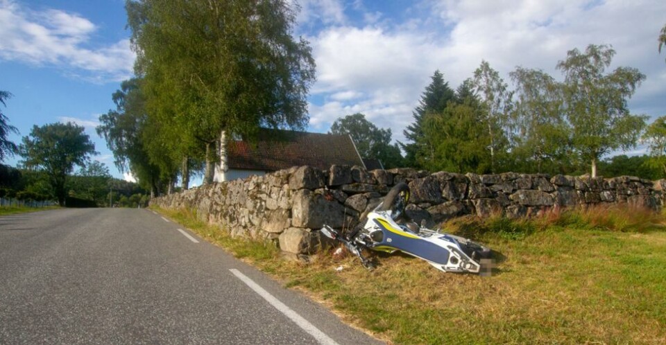 Stakk av etter kollisjon med MC