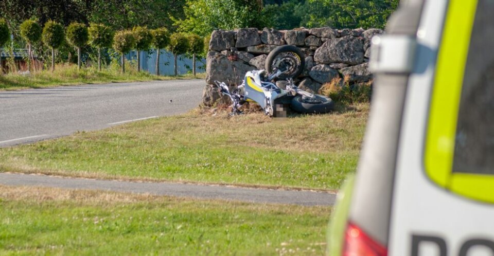 Stakk av etter kollisjon med MC