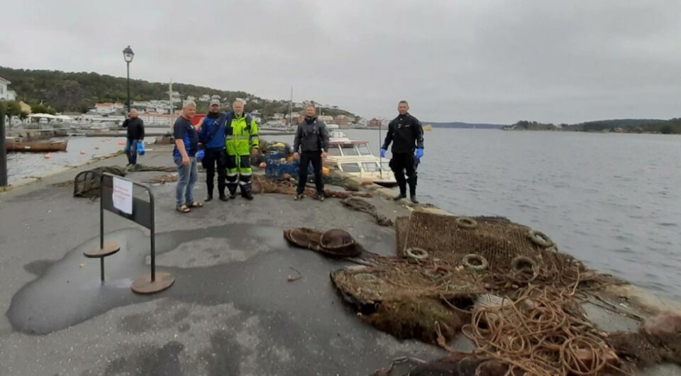 Hentet opp 143 spøkelsesredskaper i Risør-skjærgården