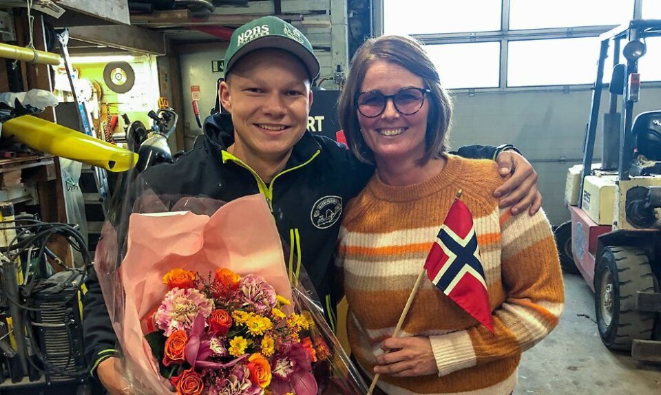 Markus kåret til «Årets tømrerlærling»
