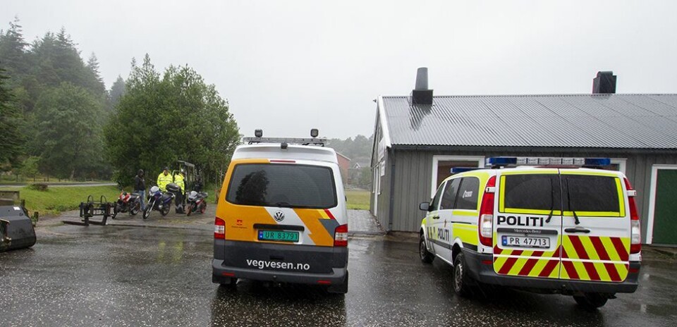 Uvanlig mopedkontroll i Søgne mandag