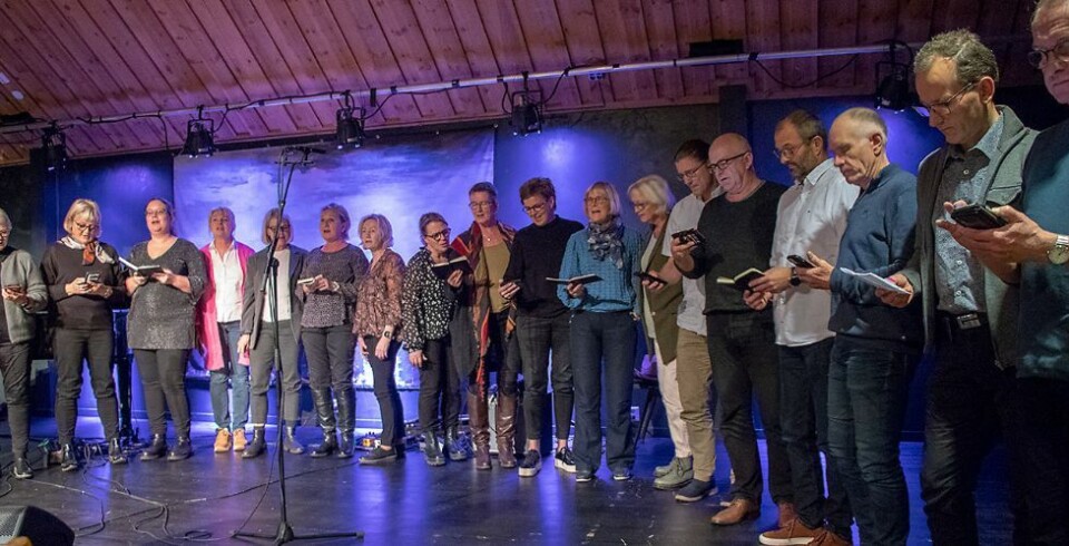 Fullsatt kultursal da Søgnes historie ble presentert