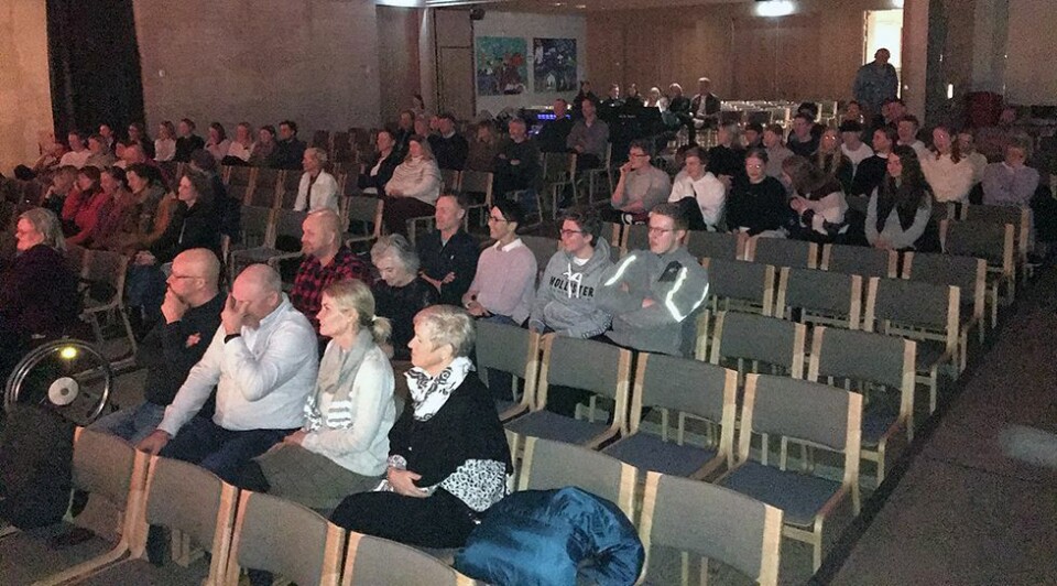Det kunne gjerne vært litt mer folk under konserten i Flekkerøy kirke lørdag kveld. (Foto: Arild Hansen).