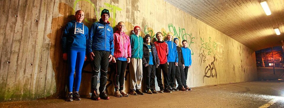 Trener i undergangen på Tangvall
