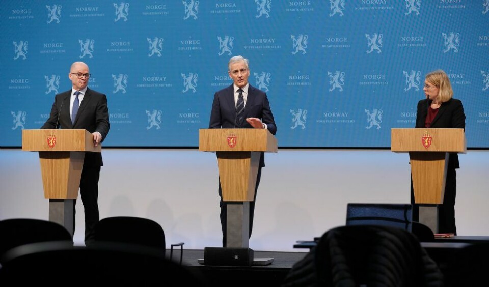 Statsministerens pressetreff om Ukraina-krisen fredag kveld