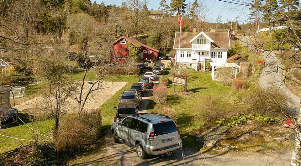 Drive-in bingo på tunet i Hummerviga