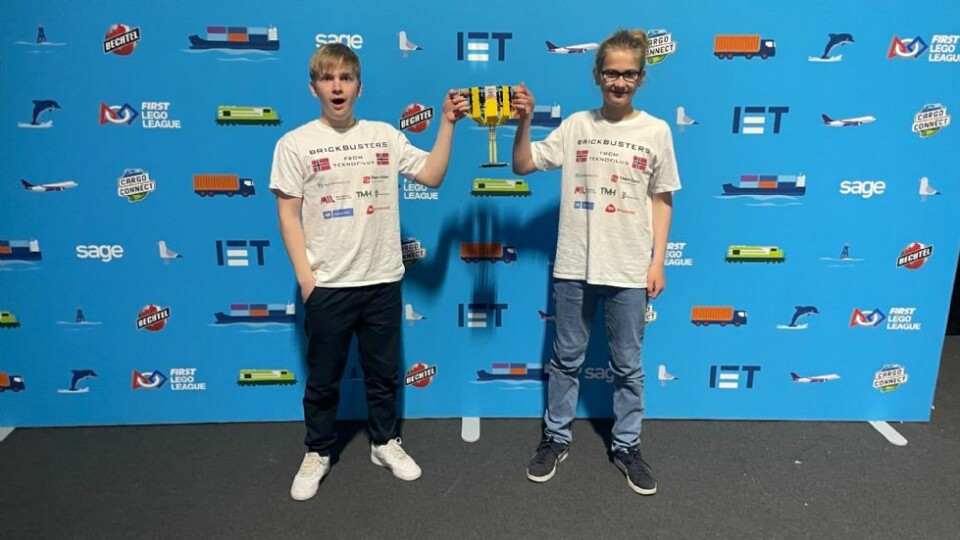 Vant FIRST Lego League-finalen i Skottland