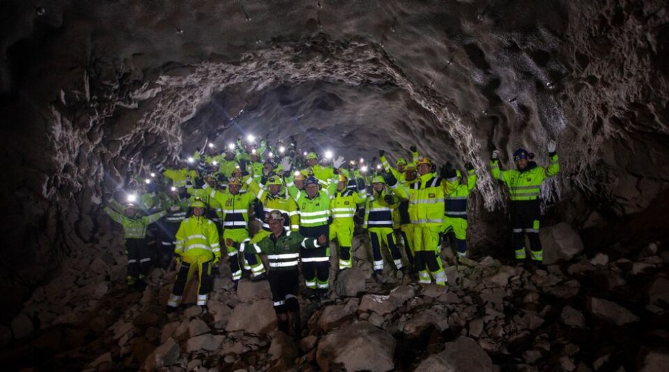 Søgnetunnelen: Se video fra siste salve