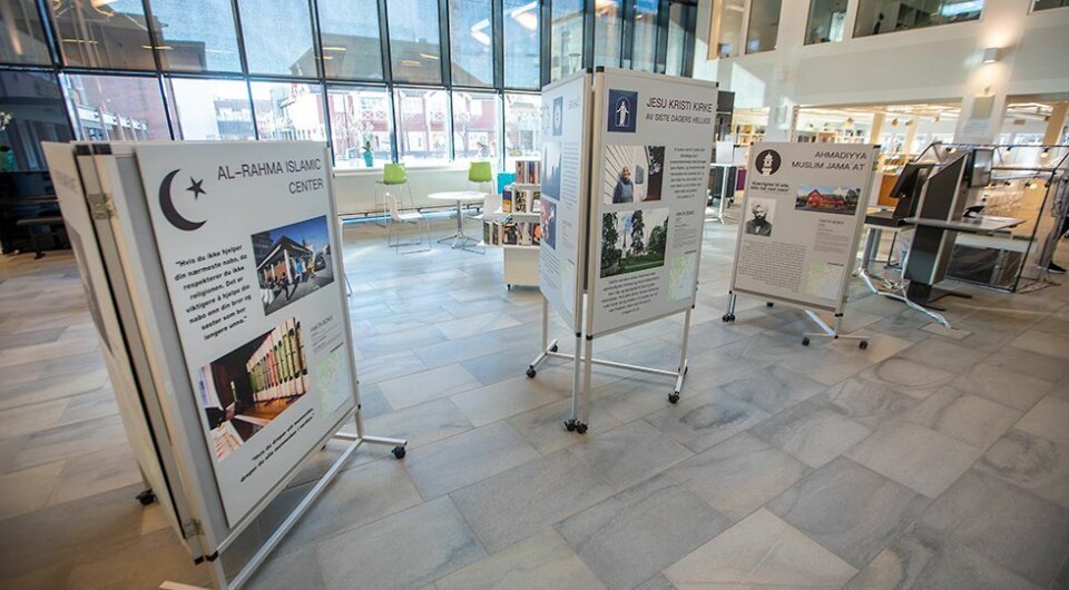Utstilling på Tangvall bibliotek
