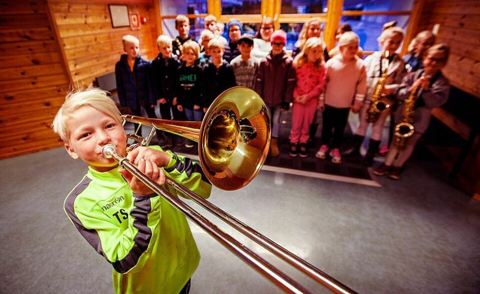 Skolekorpset holder åpent hus